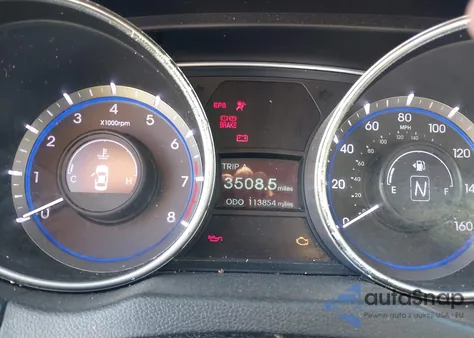 2013 Hyundai Sonata Gls из США, поврежденный, VIN 5NPEB4AC4DH521702